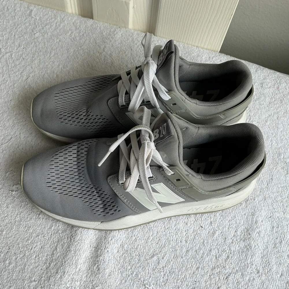 New Balance 247 Gray and White Women's Sneakers